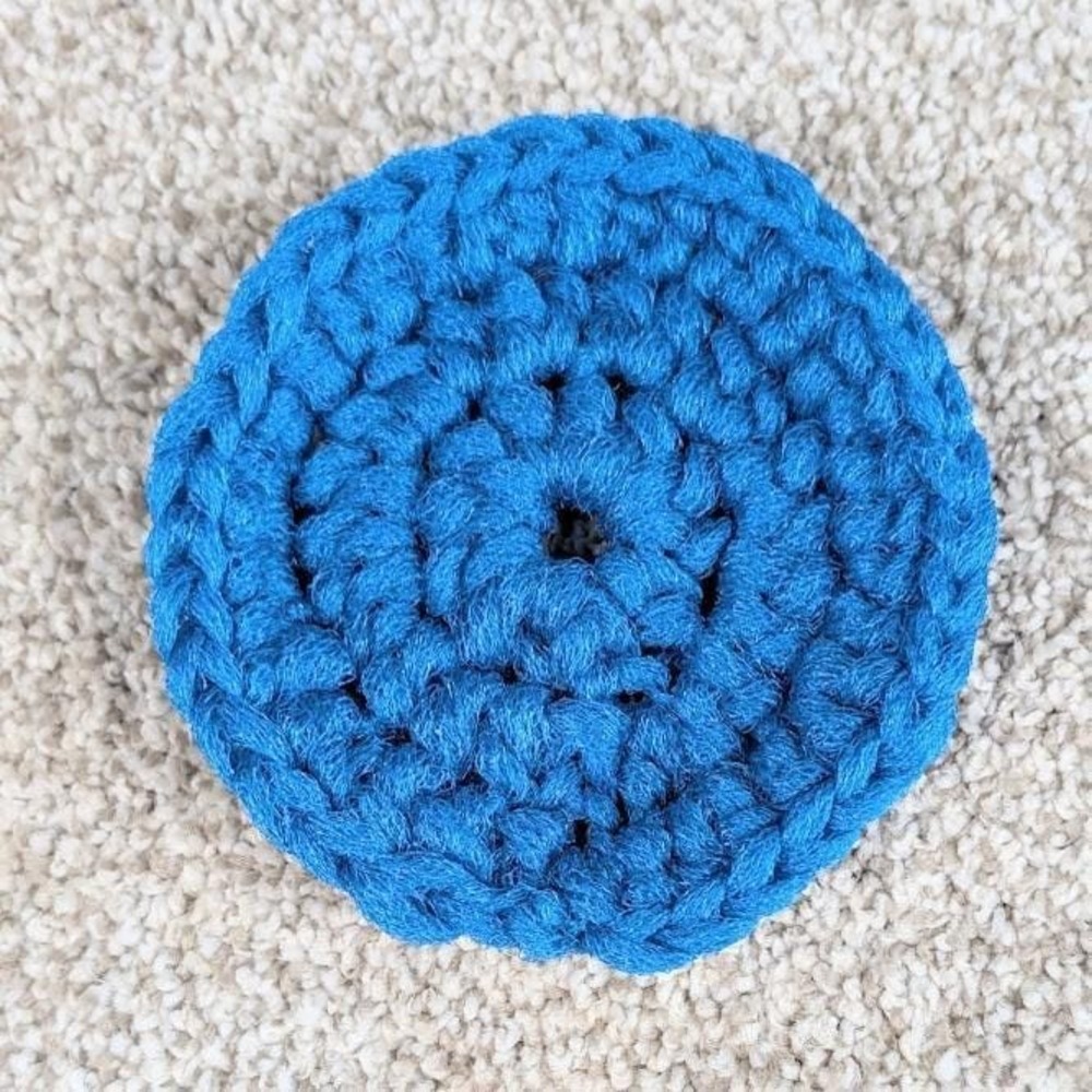 Blue Nylon Pot Scrubber Scourer cleaning kitchen bathroom garage